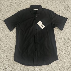 Zara Mens black button shirt